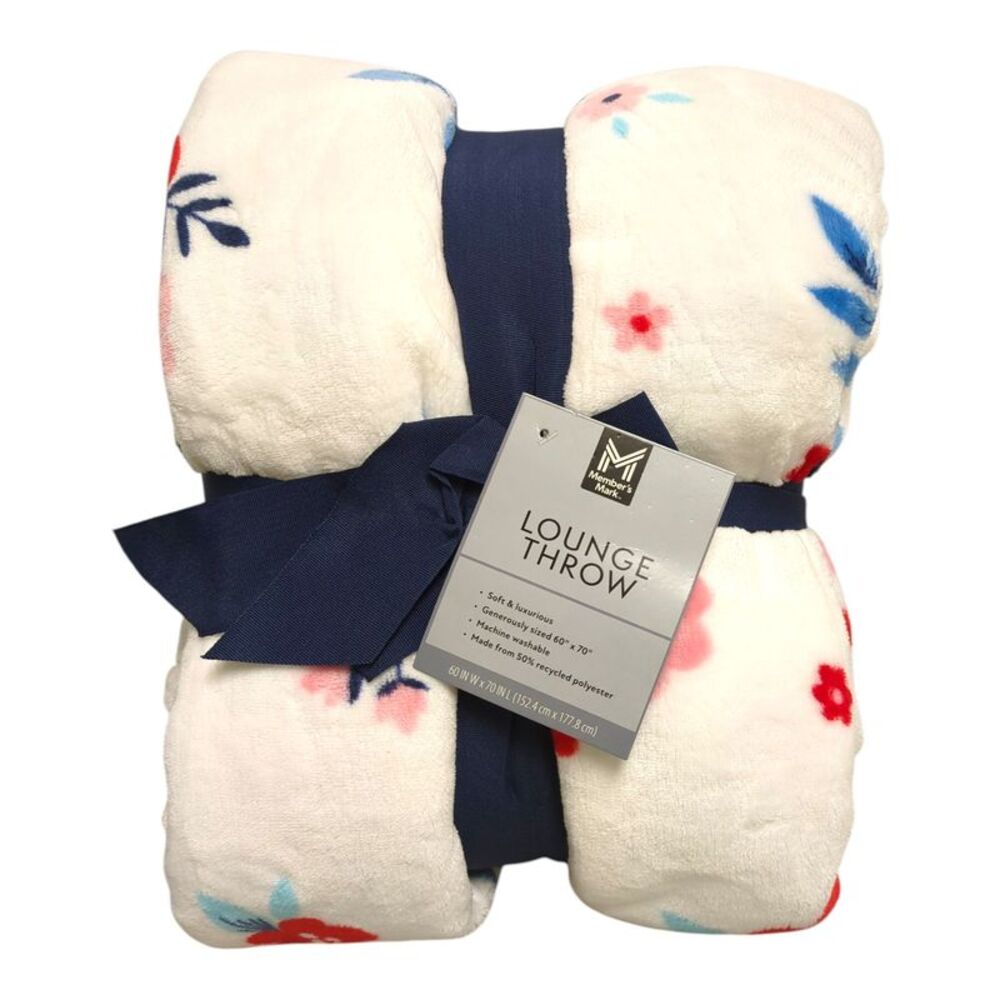 Freedom Floral - Member's Mark Oversized & Luxuriously Soft Seasonal Lounge Thro